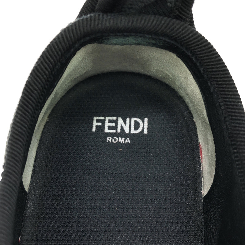 FENDI 女士36號繫帶運動鞋，黑色，二手-5