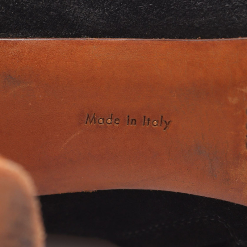 CELINE BAMBAM 黑色麂皮女靴（二手）-5