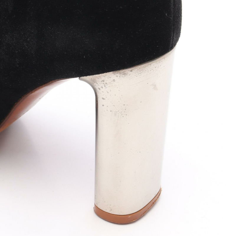 CELINE BAMBAM 黑色麂皮女靴（二手）-8