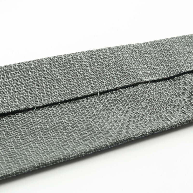 愛馬仕 H 字形領帶,綠色真絲,男士二手。-4