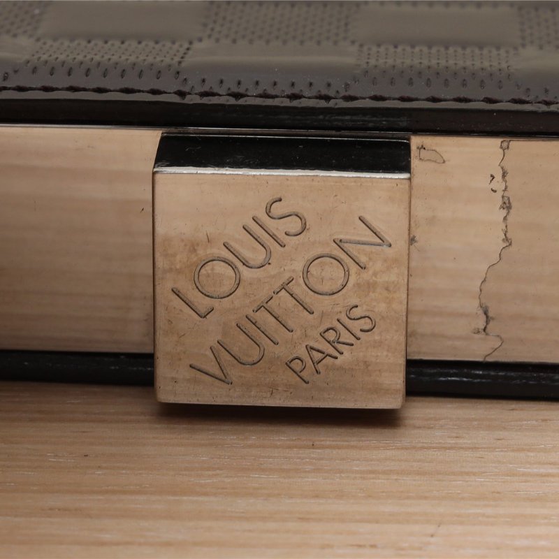 二手 漆皮盒子手提包 车厘子紅-5