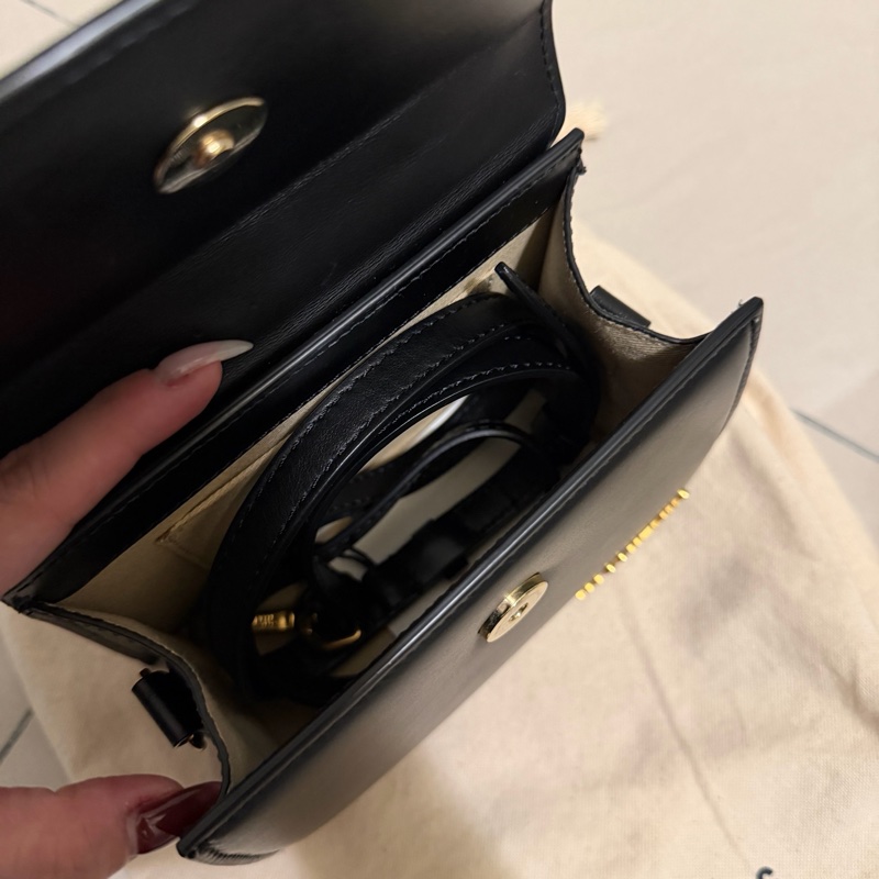 Jacquemus 黑色手提斜挎包-1
