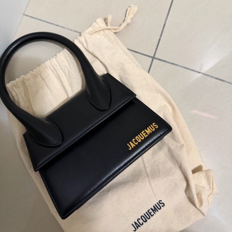 Jacquemus 黑色手提斜挎包-2