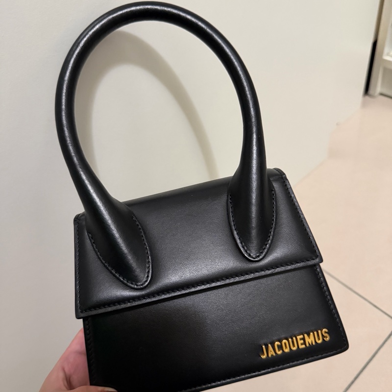 Jacquemus 黑色手提斜挎包-5