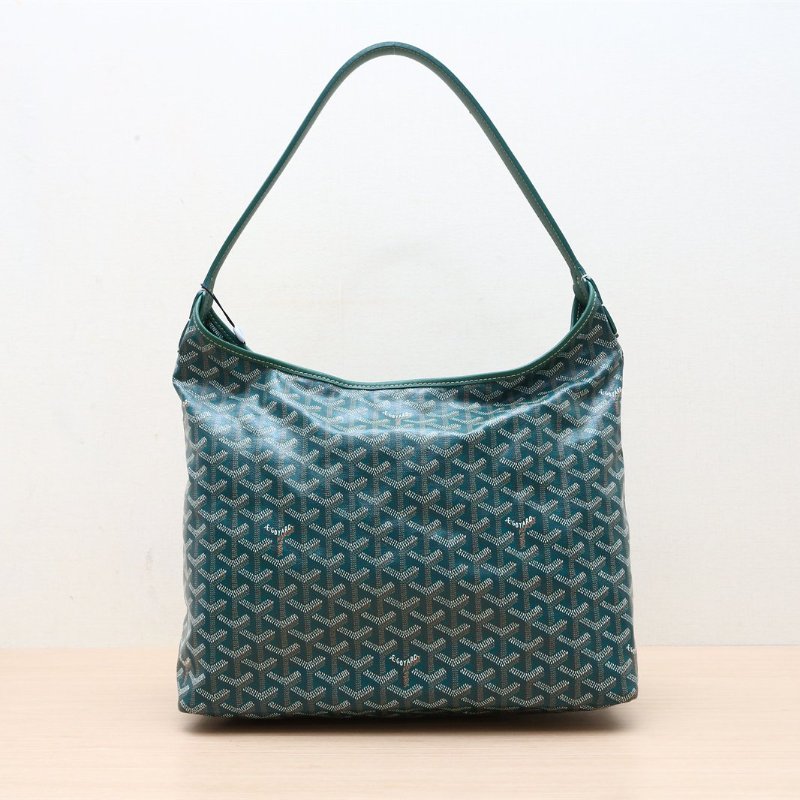 波西米亚 Hobo 包 母子腋下包 绿色 PVC 银扣-0