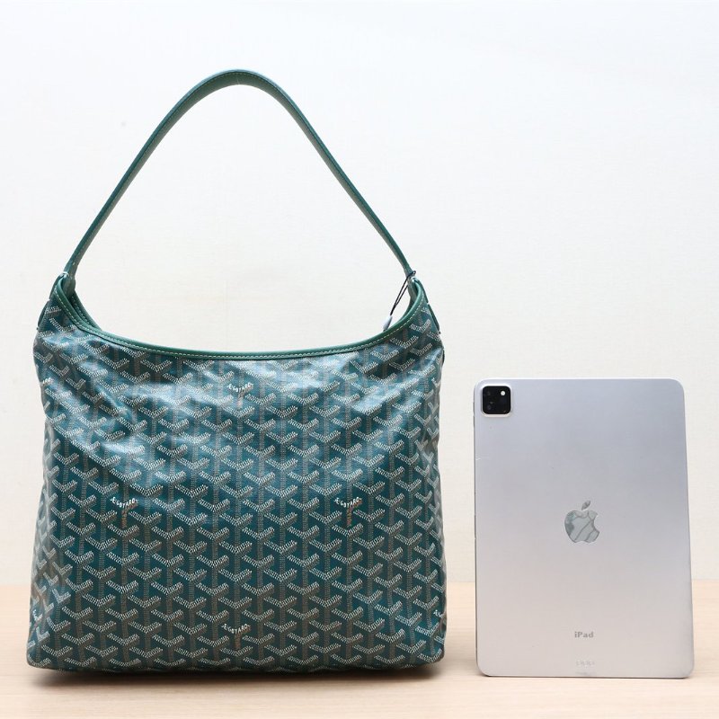 波西米亚 Hobo 包 母子腋下包 绿色 PVC 银扣-1