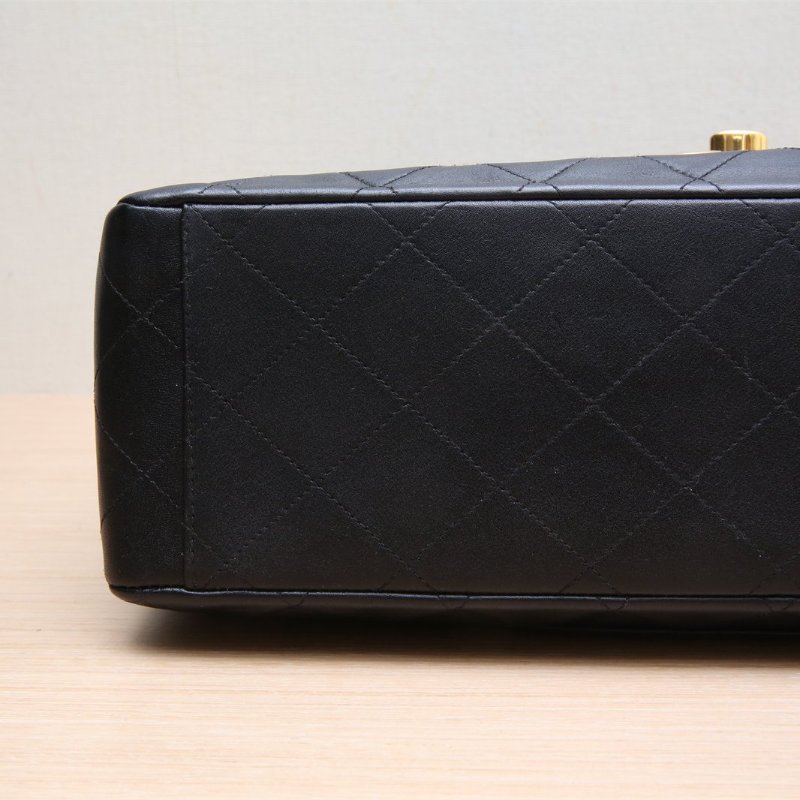 二手 黑金羊 貝嫂 34 皮革S 3開 金扣-3