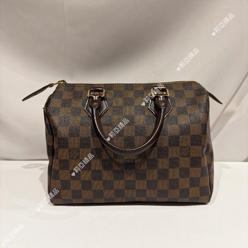 莉亞精品♡LV Speedy25 棋盤格 二手美包-2