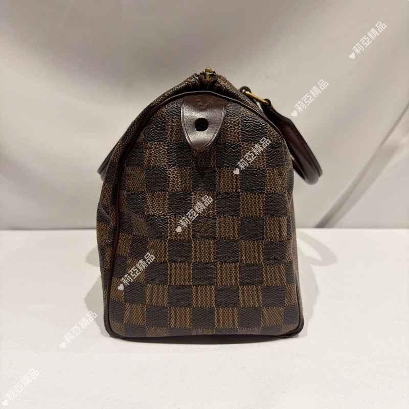 莉亞精品♡LV Speedy25 棋盤格 二手美包-3
