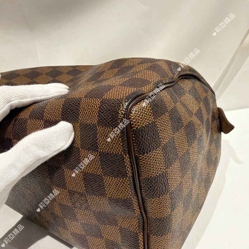 莉亞精品♡LV Speedy25 棋盤格 二手美包-9