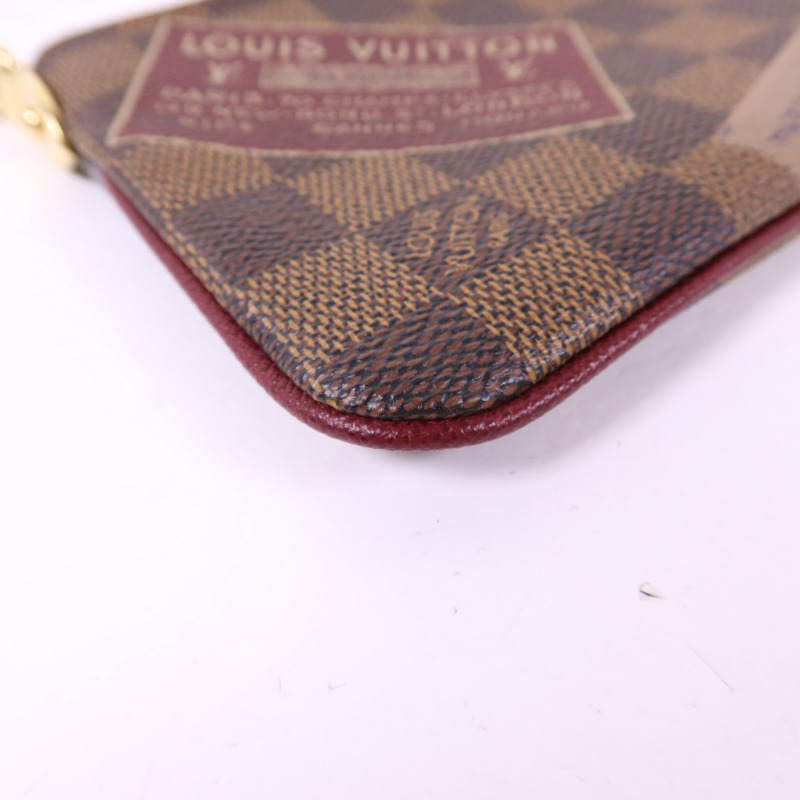 LOUIS VUITTON Damier Pochette Milla MM金扣鏈帶肩背袋-12