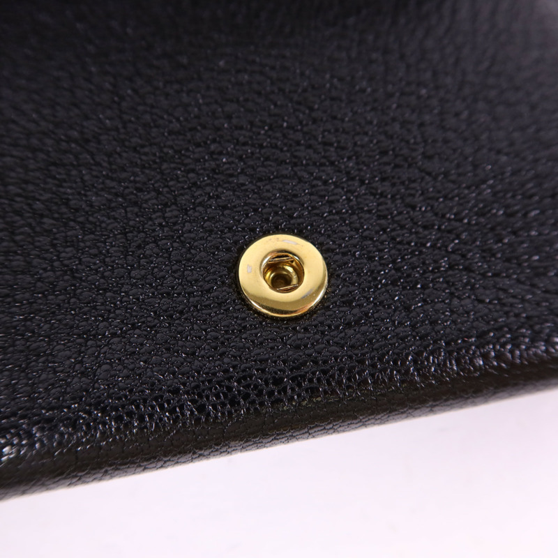 BALENCIAGA 牛皮皮革Trifold Wallet金扣錢包-13