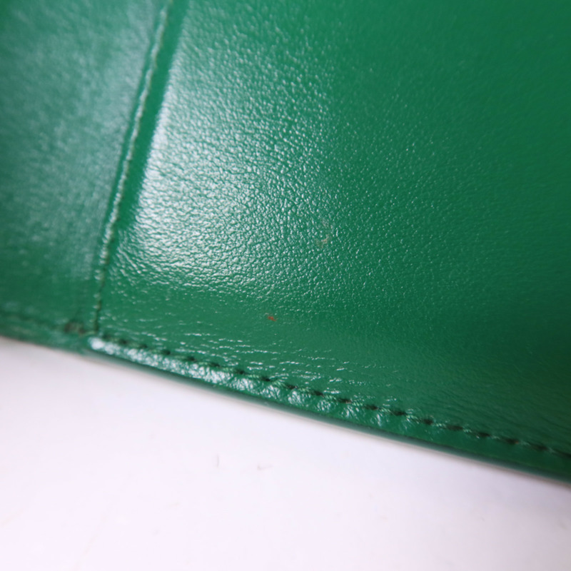 BOTTEGA VENETA 羊皮皮革Cassette Trifold Short Wallet金扣錢包-22