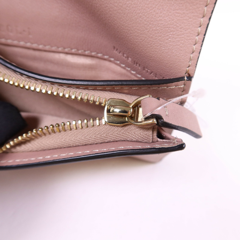 Valentino 牛皮皮革Bifold Wallet金扣錢包-9