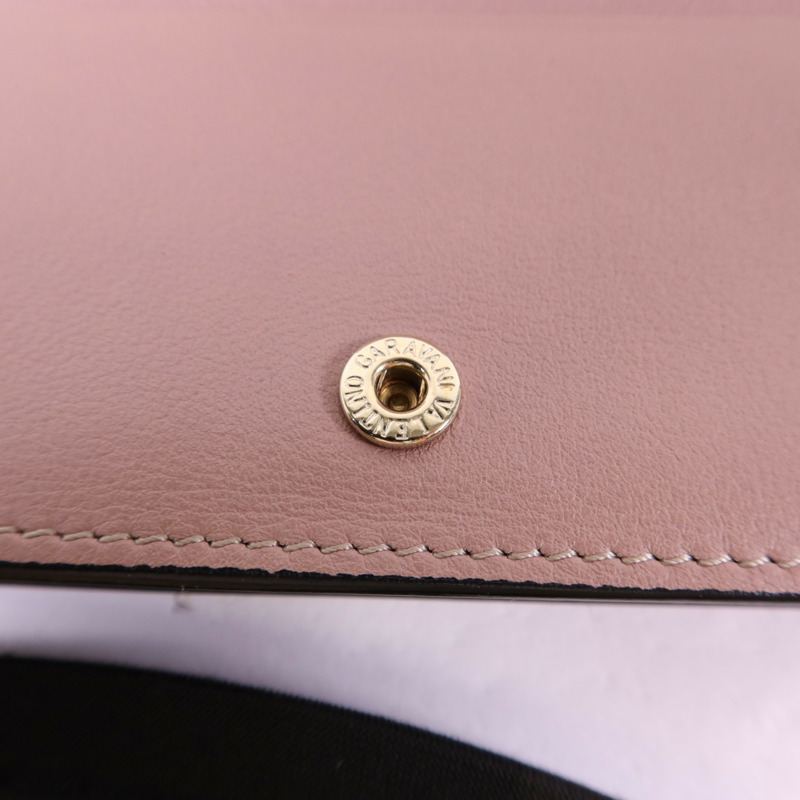 Valentino 牛皮皮革Bifold Wallet金扣錢包-11