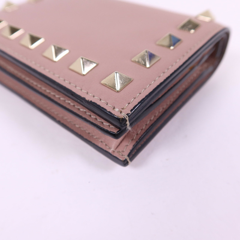 Valentino 牛皮皮革Bifold Wallet金扣錢包-14