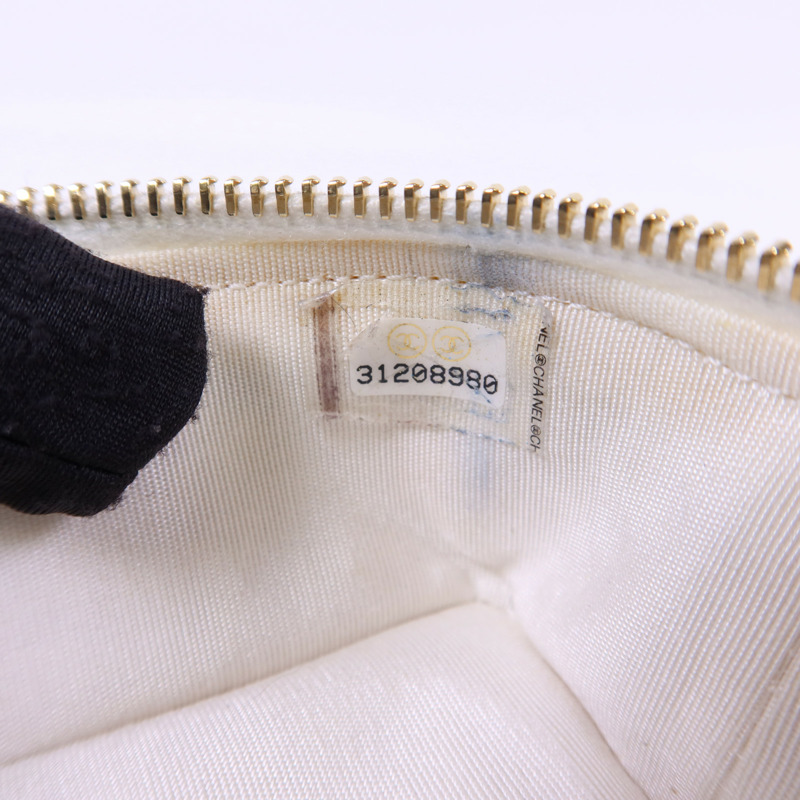 CHANEL 牛皮皮革Mini Chain Shoulder金扣手挽肩背兩用袋-8