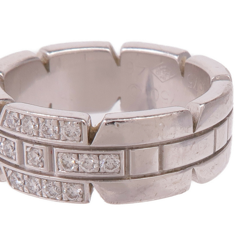CARTIER 18K白金Ring戒指Cartier#46/US#3.75-8