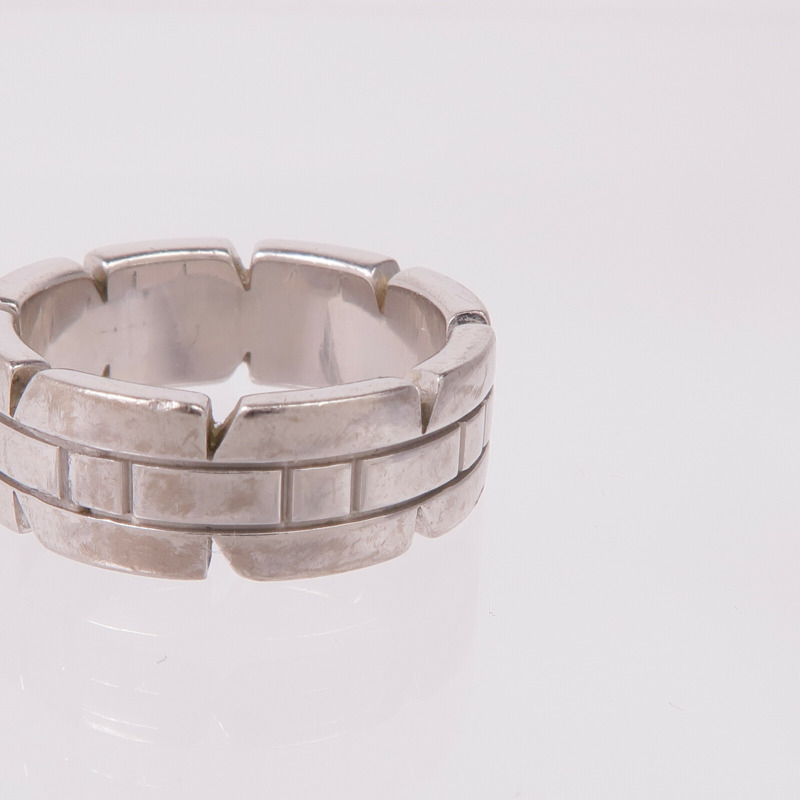 CARTIER 18K白金Ring戒指Cartier#46/US#3.75-9