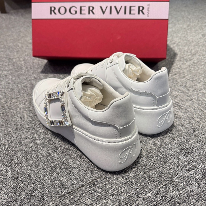 促銷品RogerVivier Viv' Skate Sneakers鑽扣 休閒鞋-2