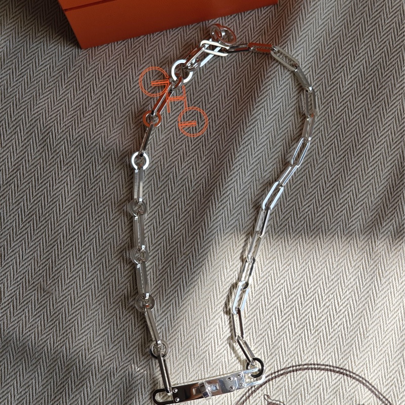 愛馬仕kelly 項鏈 - 雙層手鏈 /銀器（ 全新品）-2