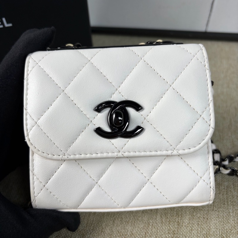🌷天菜優惠！Chanel 香奈兒 Trendy CC mini 黑白熊貓配色 小方包-2