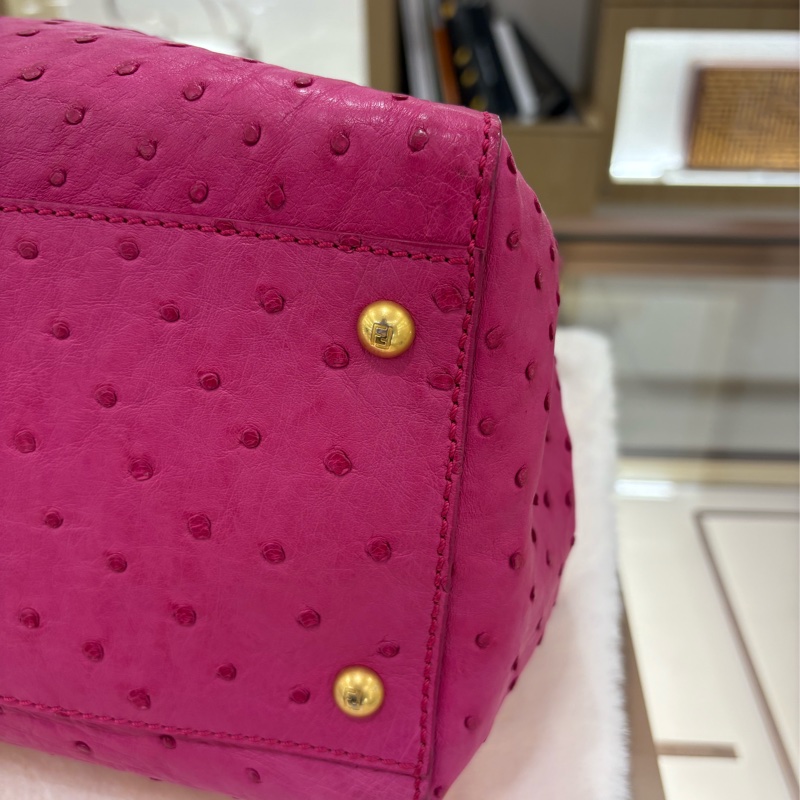 Fendi Peekaboo 極罕有 鴕鳥皮 二手like new❤️‍🔥-4