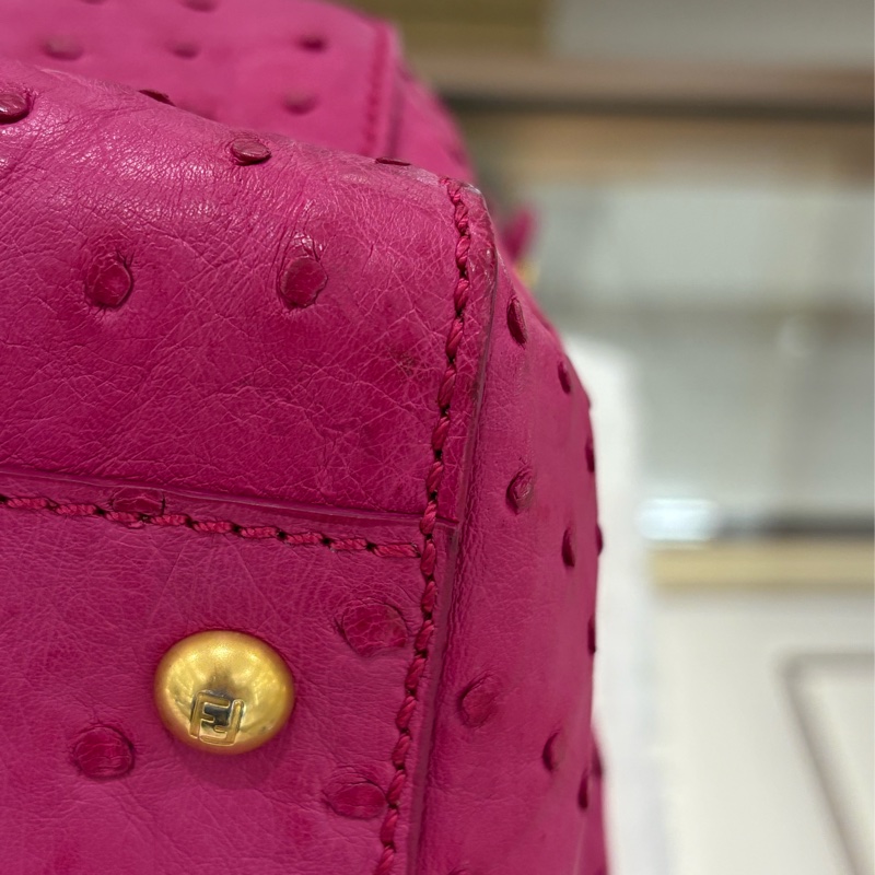 Fendi Peekaboo 極罕有 鴕鳥皮 二手like new❤️‍🔥-20