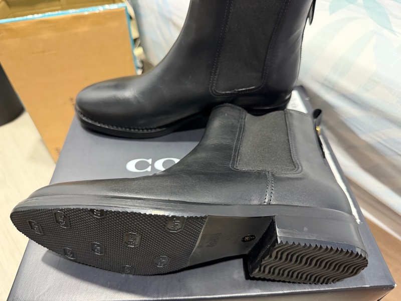Coach 全新正品 切爾西短靴 8號 有加鞋底-3