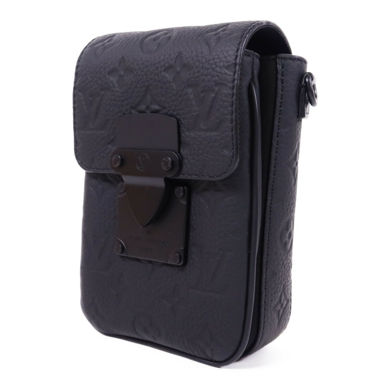 LOUIS VUITTON Monogram Taurillon S-Lock Vertical Wearable肩背袋-2