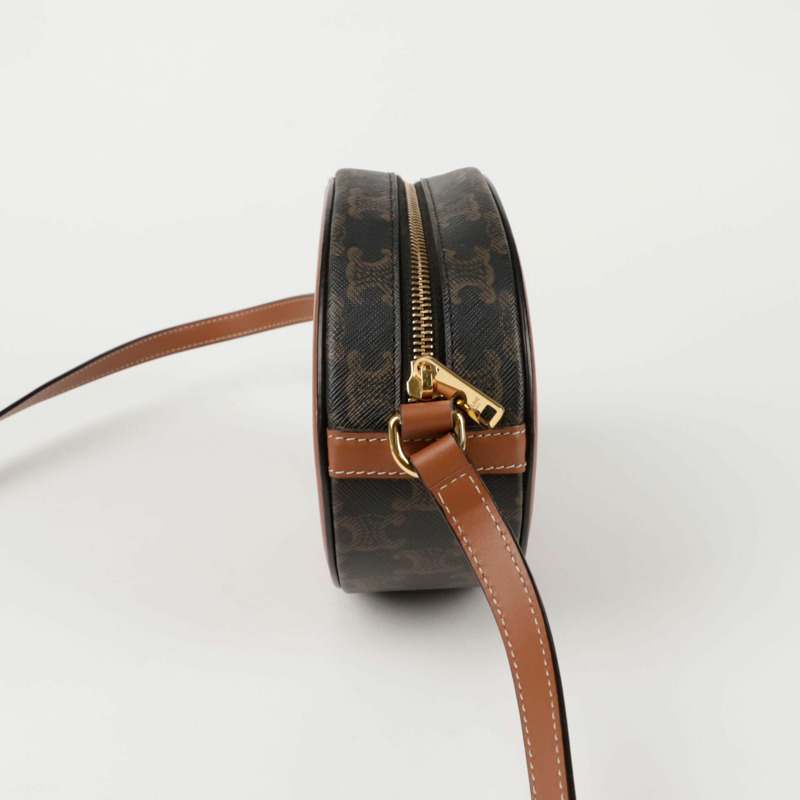 【包稅】CELINE Triope Quir 橢圓形單肩斜背包 198602EIN-4