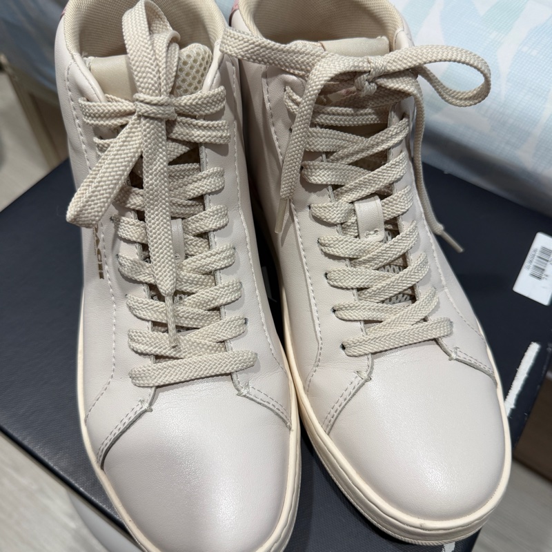 Coach 二手正品 高筒休閒鞋 7B 24號-0
