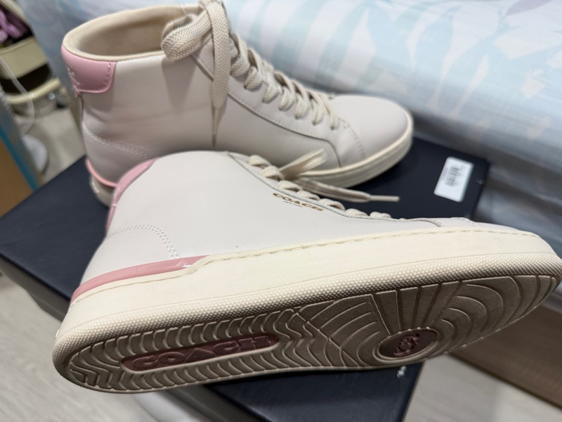 Coach 二手正品 高筒休閒鞋 7B 24號-3