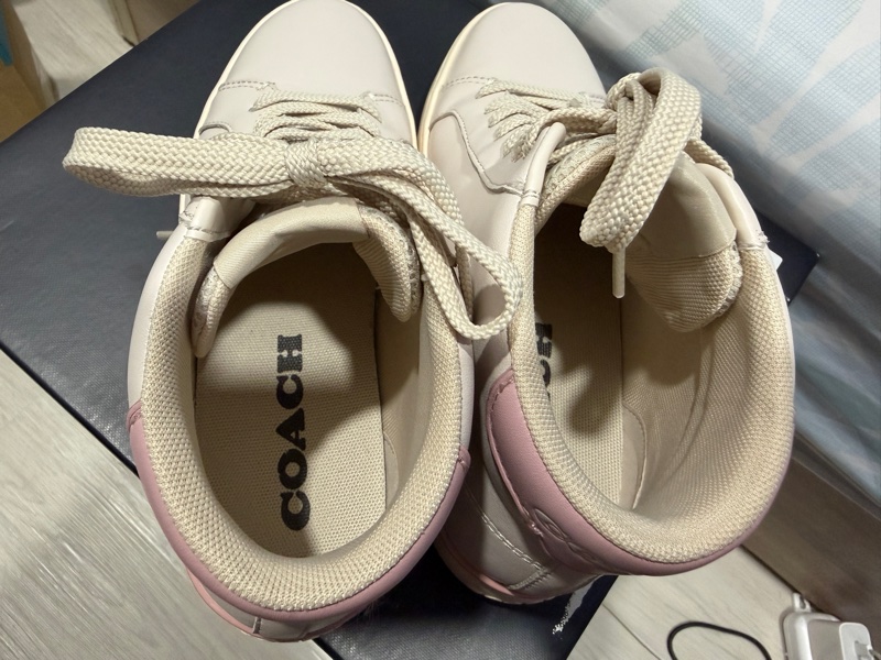Coach 二手正品 高筒休閒鞋 7B 24號-4