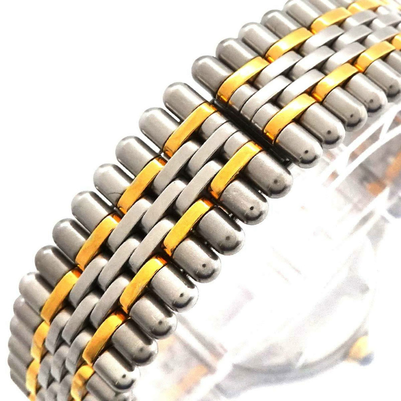 卡地亞 Must 21 Vantianne 雙色腕錶 W10051F4 女士象牙色石英錶-5