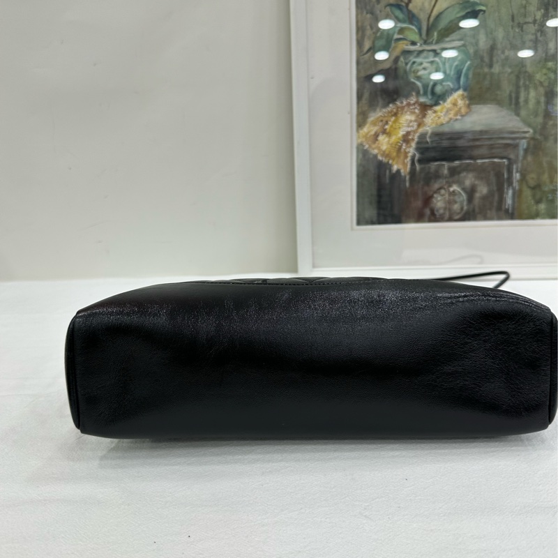 Chanel 24B 31bag大號 黑金牛皮鏈條包 晶片 有購證-5