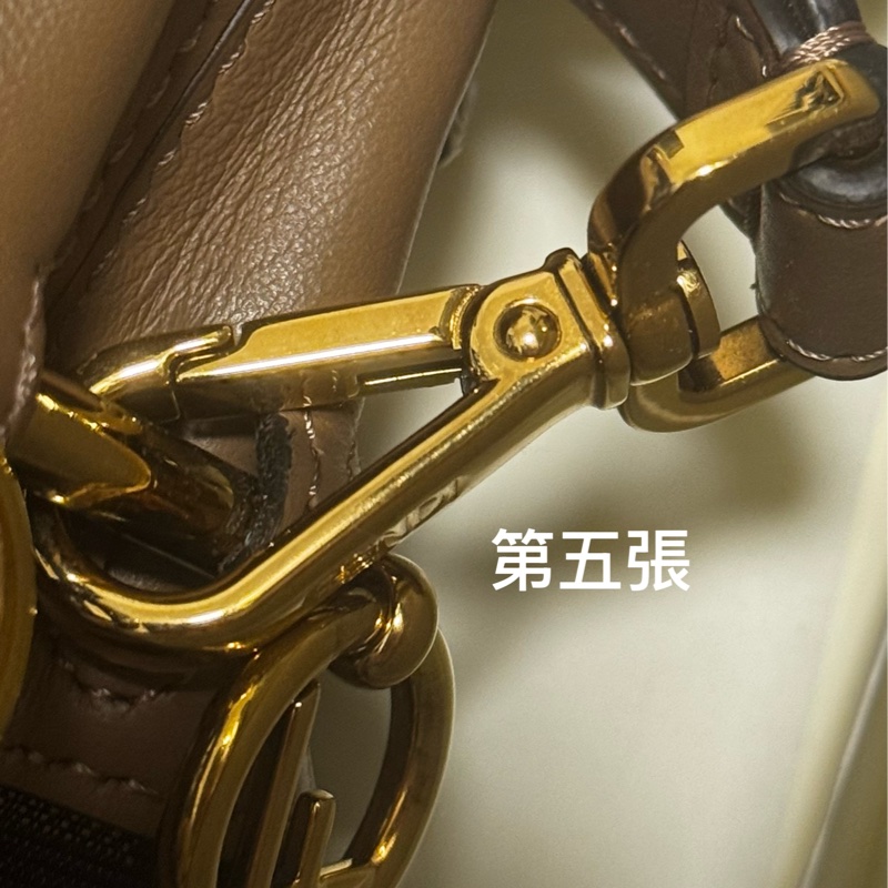 [FENDI]MON TRESOR FF Logo 緹花及皮革二用迷你水桶8BS093 ALP3 F1AOE-25