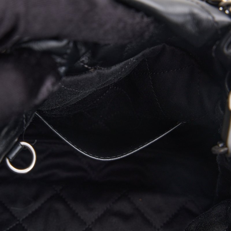 二手 Chanel 22bag mini 黑銀-15