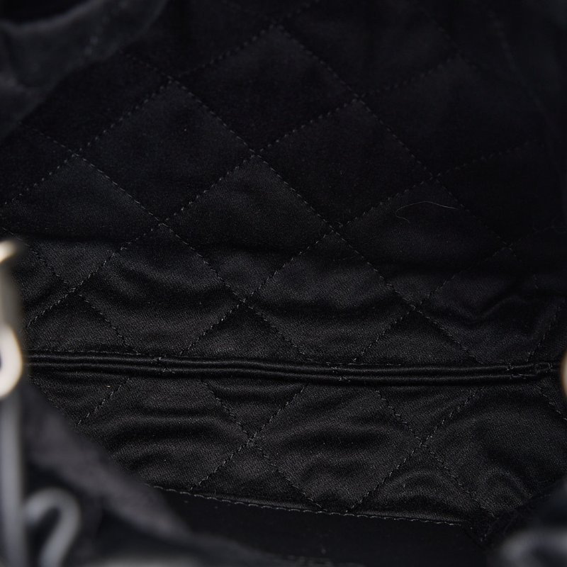 二手 Chanel 22bag mini 黑銀-18