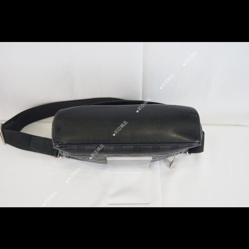 莉亞精品♡LV 黑棋盤格掀蓋包 二手美包-12