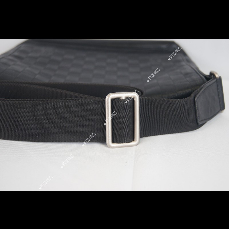 莉亞精品♡LV 黑棋盤格掀蓋包 二手美包-17