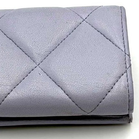 🌷Chanel 鏈條紫色短夾錢包｜經典花紋✦fufu style 精品✦ 氣質款｜-10