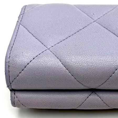 🌷Chanel 鏈條紫色短夾錢包｜經典花紋✦fufu style 精品✦ 氣質款｜-12