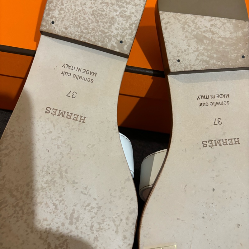 Hermes h經典拖 閒置品-8