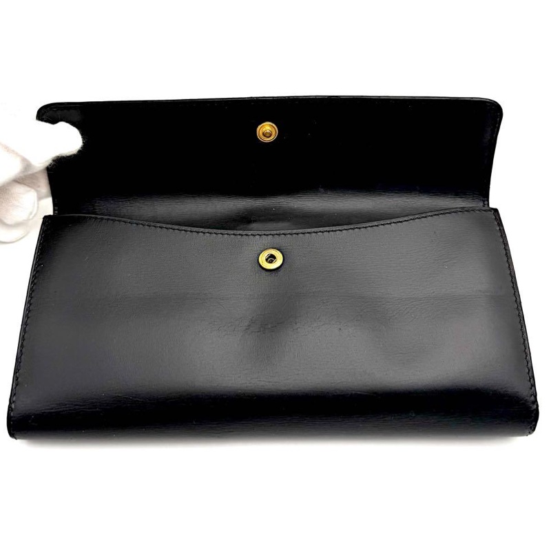 🌷Hermes 黑金長夾錢包皮夾 ｜經典花紋✦fufu style 精品✦ 氣質款｜-9