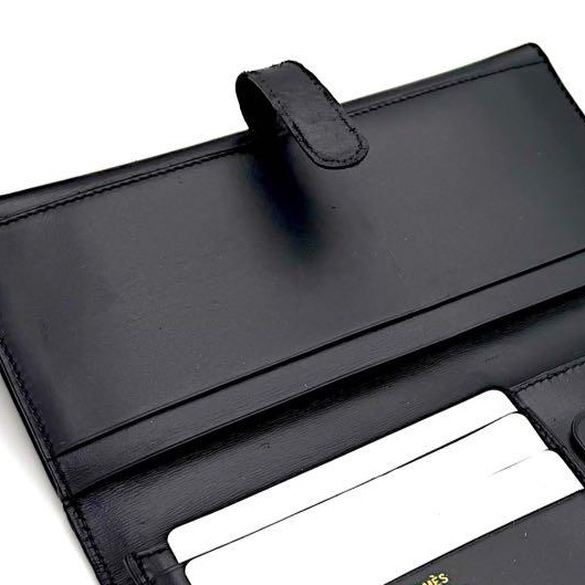 🌷Hermes 黑金長夾錢包皮夾 ｜經典花紋✦fufu style 精品✦ 氣質款｜-10