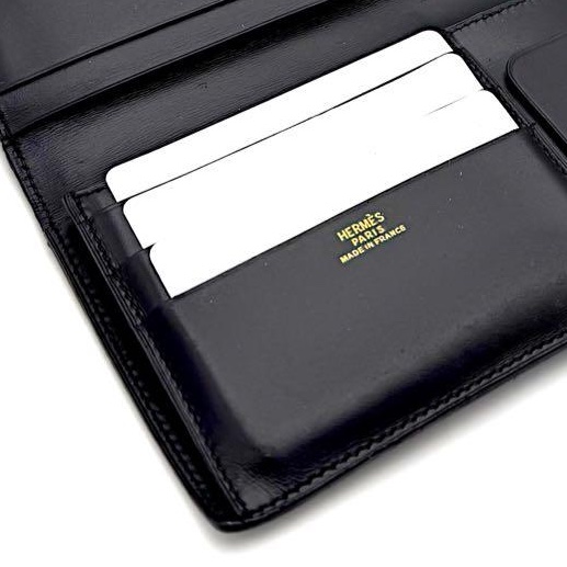 🌷Hermes 黑金長夾錢包皮夾 ｜經典花紋✦fufu style 精品✦ 氣質款｜-11