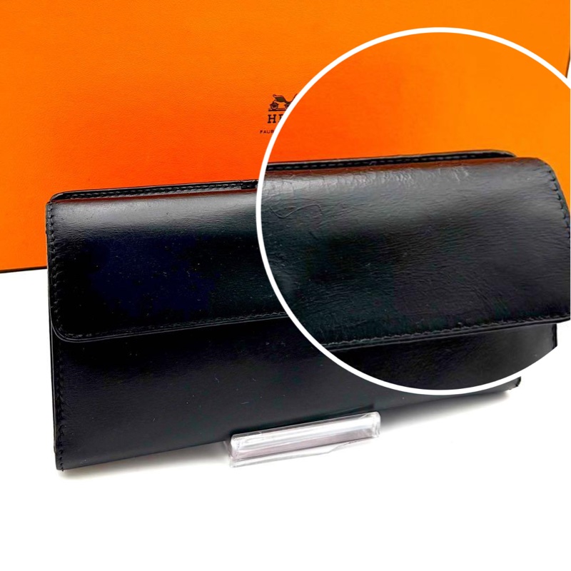 🌷Hermes 黑金長夾錢包皮夾 ｜經典花紋✦fufu style 精品✦ 氣質款｜-14