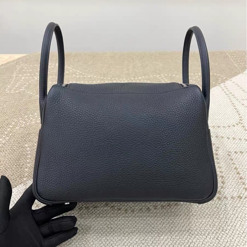 Hermes Lindy 26 黑銀-3