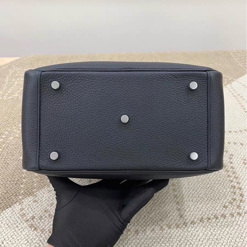 Hermes Lindy 26 黑銀-4